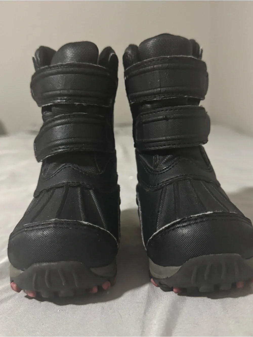 L.L. Bean Kids' Black & Red Snow Boot